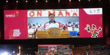 Pembukaan Pospenas IX Tahun 2022