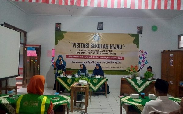 MIM Muhammadiyah Purwodadi Tembarak Terima Tim Visitasi Majelis Lingkungan Hidup