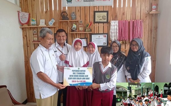 Penggalangan Infaq Peduli Cianjur MIN 2 Temanggung