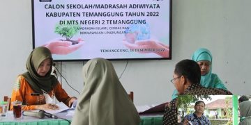 Verifikasi Lapangan Calon Madrasah Adiwiyata MTsN 2 Temanggung