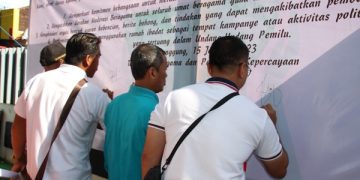 Tokoh Lintas Agama Kabupaten Temanggung Tanda Tangani Deklarasi Damai Umat Beragama