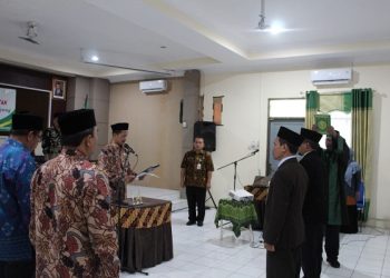 Kepala Kemenag Lantik  Kepala Urusan Tata Usaha MTSN 2 Temanggung Dan MAN Temanggung