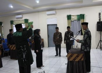 Pelantikan Jabatan Fungsional Analis SDM Aparatur di Lingkungan Kemenag Kab. Temanggung