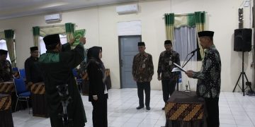Pelantikan Jabatan Fungsional Analis SDM Aparatur di Lingkungan Kemenag Kab. Temanggung