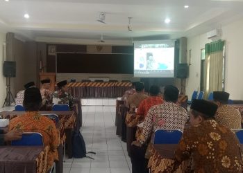 Pejabat Jajaran Kankemenag Kab. Temanggung Ikuti Rakernas Tahun 2023