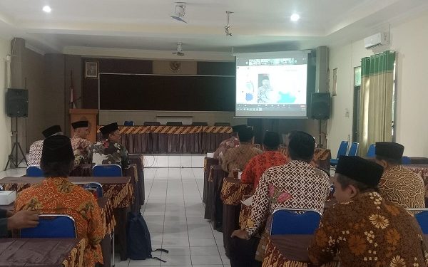 Pejabat Jajaran Kankemenag Kab. Temanggung Ikuti Rakernas Tahun 2023