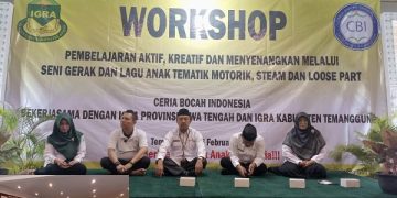 IGRA Kabupaten Temanggung Selenggarakan Workshop Pembelajaran Aktif Kreatif Menyenangkan