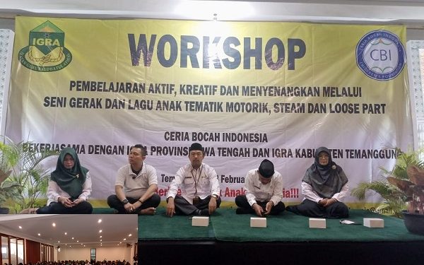 IGRA Kabupaten Temanggung Selenggarakan Workshop Pembelajaran Aktif Kreatif Menyenangkan