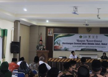 Rapat Koordinasi Penyelenggara Zakat dan Wakaf Kankemenag Kab. Temanggung