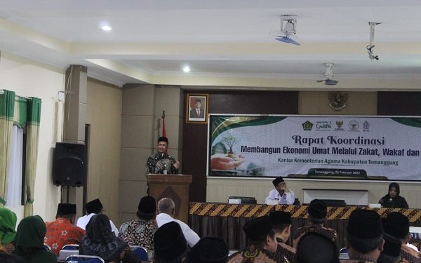 Rapat Koordinasi Penyelenggara Zakat dan Wakaf Kankemenag Kab. Temanggung