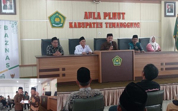 UPZ Kemenag Kab.Temanggung Tasyarufkan Zakat ASN