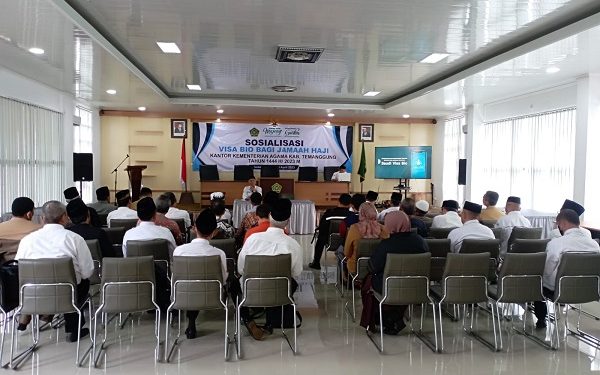 Sosialisasi Perekaman Biometrik Melalui Aplikasi Saudi Visa Bio Kankemenag Kab. Temanggung