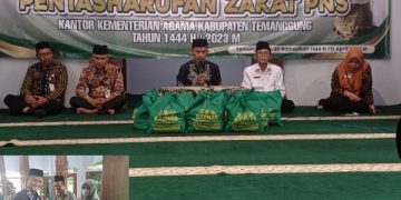 Pentasyarufan Zakat PNS Kemenag Kab. Temanggung