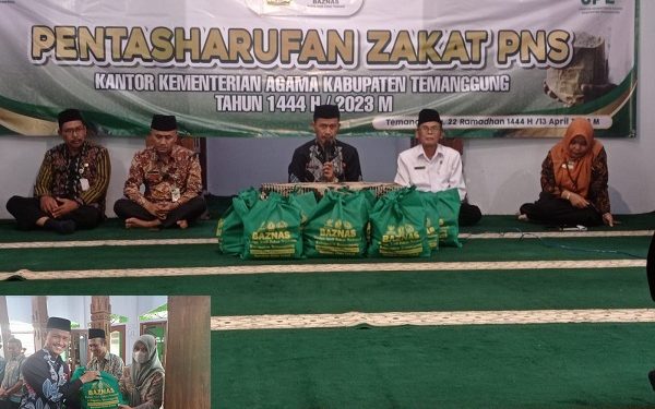 Pentasyarufan Zakat PNS Kemenag Kab. Temanggung