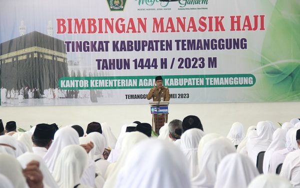 Kankemenag Kab. Temanggung Gelar Bimbingan Manasik Haji Tingkat Kabupaten Tahun 1444 H / 2023 M