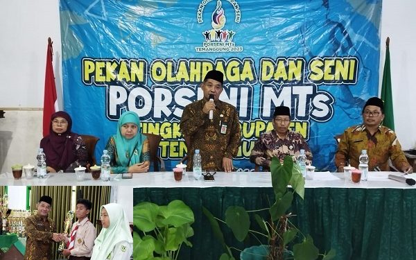 Pelepasan Kontingen Porseni MTs Kabupaten Temanggung