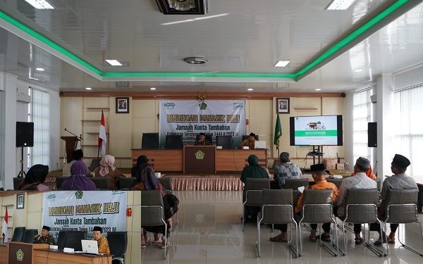Bimbingan Manasik Haji Kuota Tambahan Tahun 1444 H / 2023 M Kankemenag Kab. Temanggung