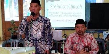 Sosialisasi Penulisan Ijazah RA di Lingkungan Kemenag Kab. Temanggung