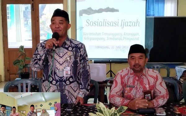 Sosialisasi Penulisan Ijazah RA di Lingkungan Kemenag Kab. Temanggung