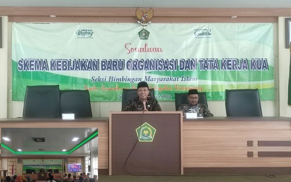 Sosialisasikan Skema Kebijakan Organisasi Dan Tata Kerja KUA di Lingkungan Kemenag Kab. Temanggung