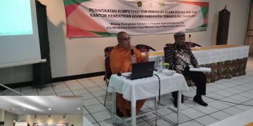 Peningkatan Kompetensi Penyuluh Agama Buddha Non PNS di Lingkungan Kankemenag Kab. Temanggung