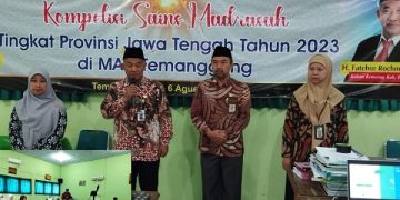 Kompetisi Sains Madrasah (KSM) Tingkat Provinsi Jawa Tengah Tahun 2023 Di MAN Temanggung