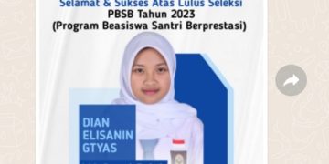 Beasiswa Santri Berprestasi ( PBSB )
