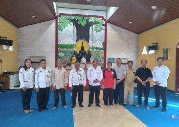 Kepala Kemenag Kab. Temanggung Monev Penerima Bantuan Sarpras Sekolah Minggu Buddha