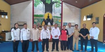 Kepala Kemenag Kab. Temanggung Monev Penerima Bantuan Sarpras Sekolah Minggu Buddha