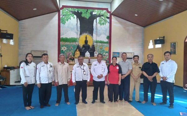 Kepala Kemenag Kab. Temanggung Monev Penerima Bantuan Sarpras Sekolah Minggu Buddha
