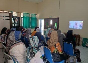 DWP Kemenag Kab. Temanggung Ikuti Pengajian Rutin Bulanan DWP Kemenag RI Via Zoom