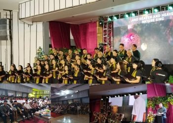 Kepala Kemenag Kab. Temanggung didampingi Ketua FKUB Hadiri Perayaan Natal Bersama