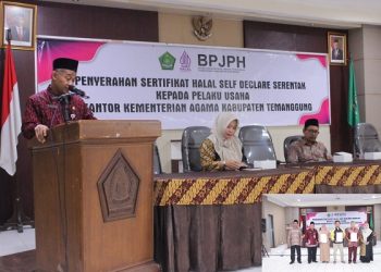 108 Pelaku Usaha di Kab. Temanggung Terima Sertifikat Halal