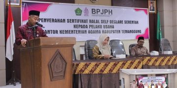 108 Pelaku Usaha di Kab. Temanggung Terima Sertifikat Halal