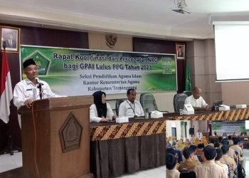 Rapat Koordinasi dan Percepatan NRG Bagi GPAI Lulus PPG Tahun 2023 di Lingkungan Kankemenag Kab. Temanggung