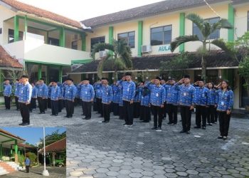 Kemenag  Kab. Temanggung Menggelar Apel Penghormatan Bendera Merah Putih