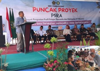 MIN 1 Temanggung Gelar Puncak Proyek P5RA