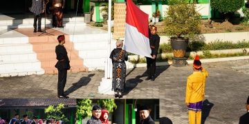 Kemenag Kab. Temanggung Gelar Upacara Peringatan HUT Ke 79 Kemerdekaan RI dan Penyerahan Piagam Penghargaan Satyalancana Karya Satya