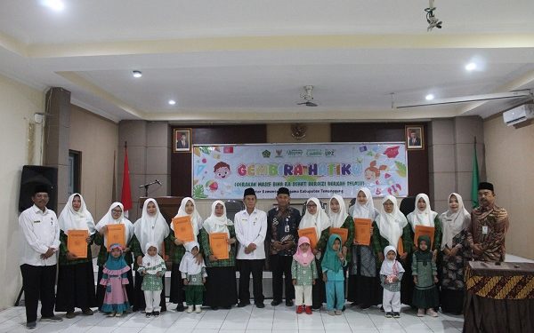 Kemenag Kab. Temanggung Gandeng Baznas Laksanakan Tasharuf Program Gerakan Masif Bina RA Sehat Bergizi Selalu (Gembira Hatiku)