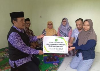 KUA Parakan Salurkan Bantuan Modal Pengembangan Usaha