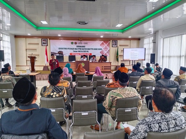 Seksi PHU Kemenag Kab. Temanggung Gelar Sosialisasi Rekrutmen PPIH Arab Saudi dan PPIH