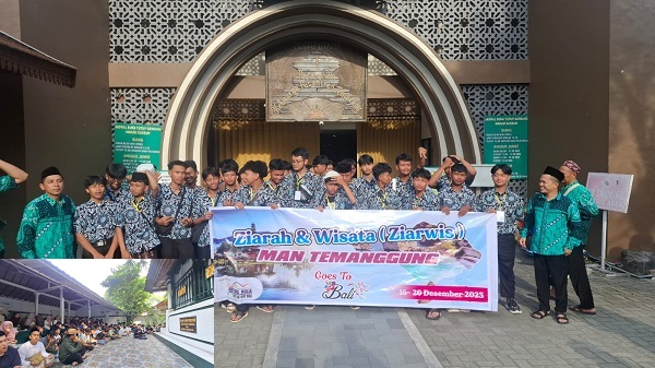 Siswa Kelas XI MAN Temanggung Lakukan Ziarah dan Studi Wisata