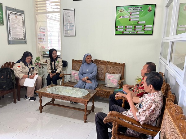 Kunjungan Penyelenggara Katolik Kemenag Kab. Temanggung ke Biara Suster SDP