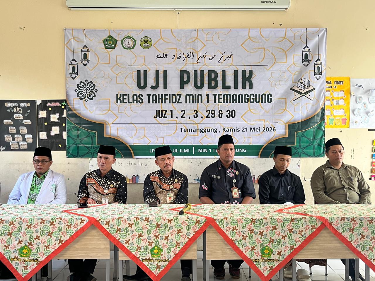 Wujudkan Generasi Qur’ani, MIN 1 Temanggung Gelar Uji Publik Tahfidzul Qur’an