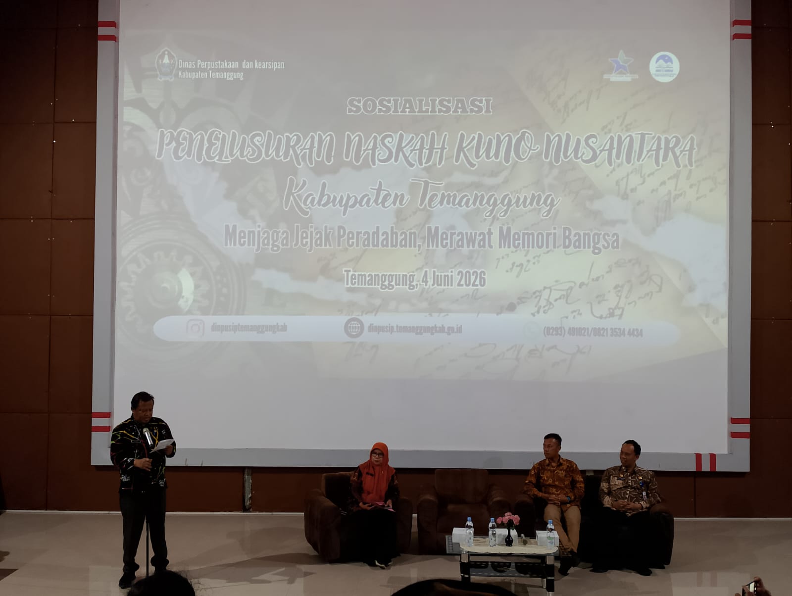Kemenag Temanggung Hadiri Sosialisasi Naskah Kuno di Sasana Bhakti Pustaka