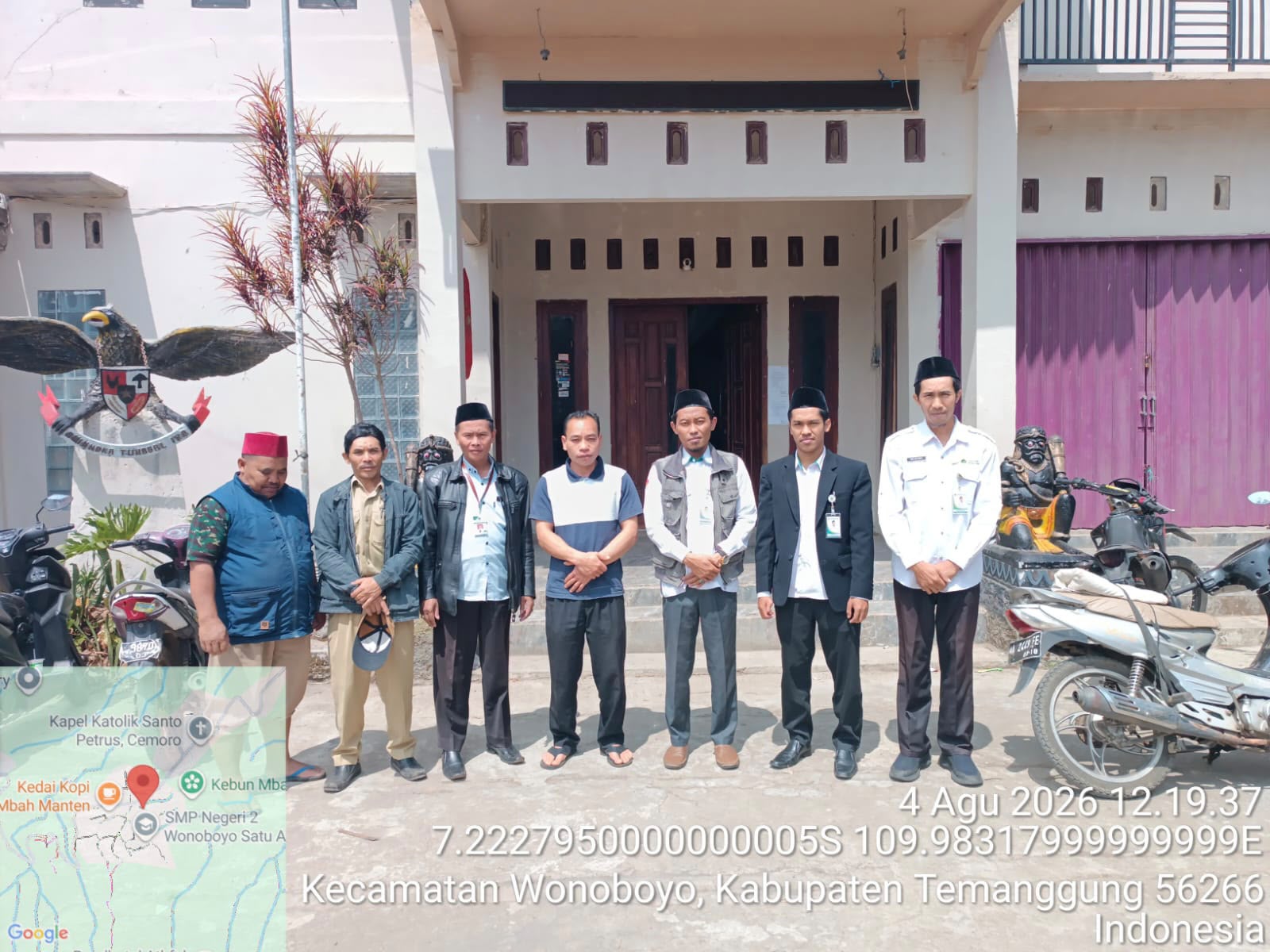 KUA Wonoboyo Laksanakan Identifikasi Permasalahan Tanah Wakaf Masjid Ponco Wardoyo di Desa Cemoro
