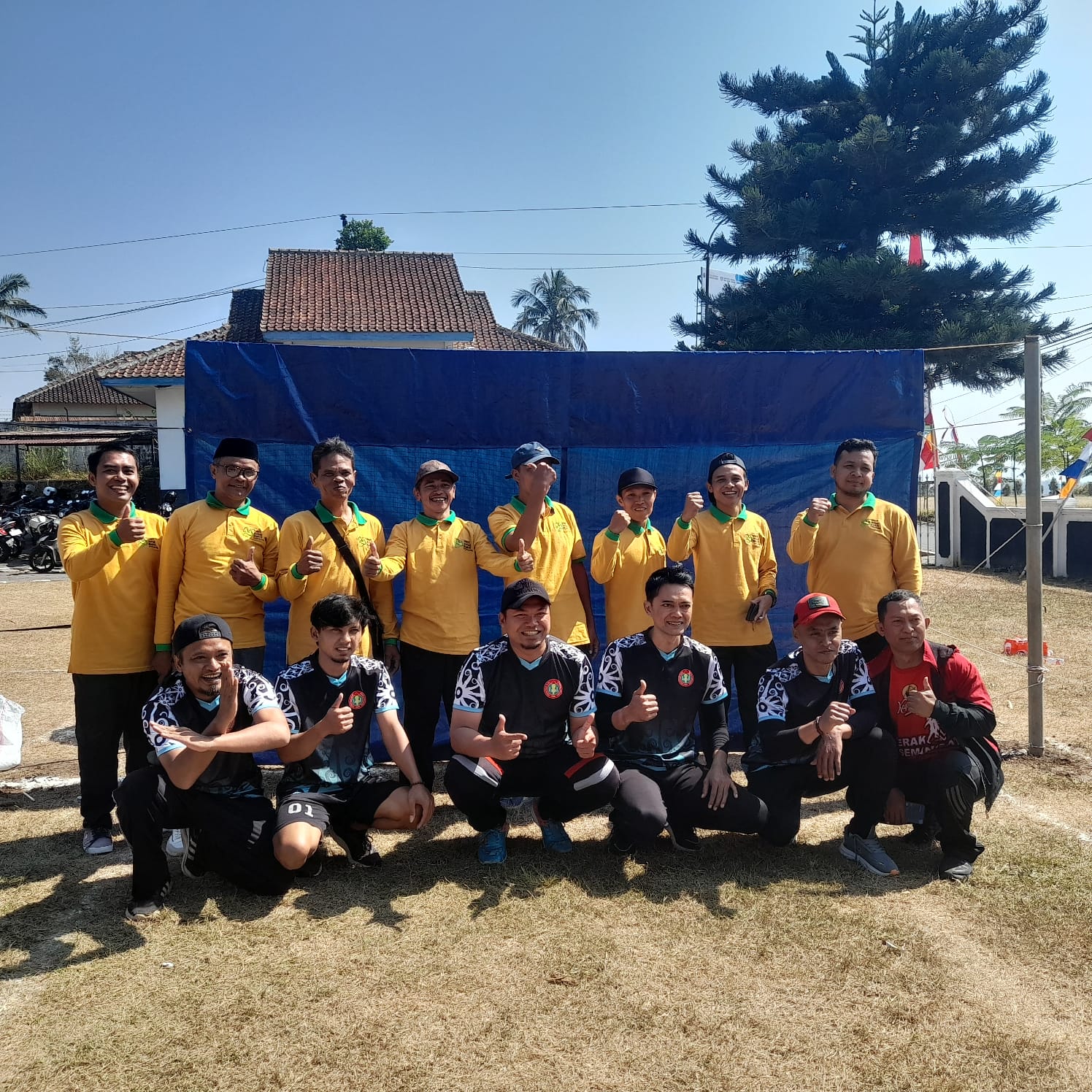 Semarak Agustusan, KUA Selopampang Ikuti Lomba Bola Voli Tingkat Kecamatan