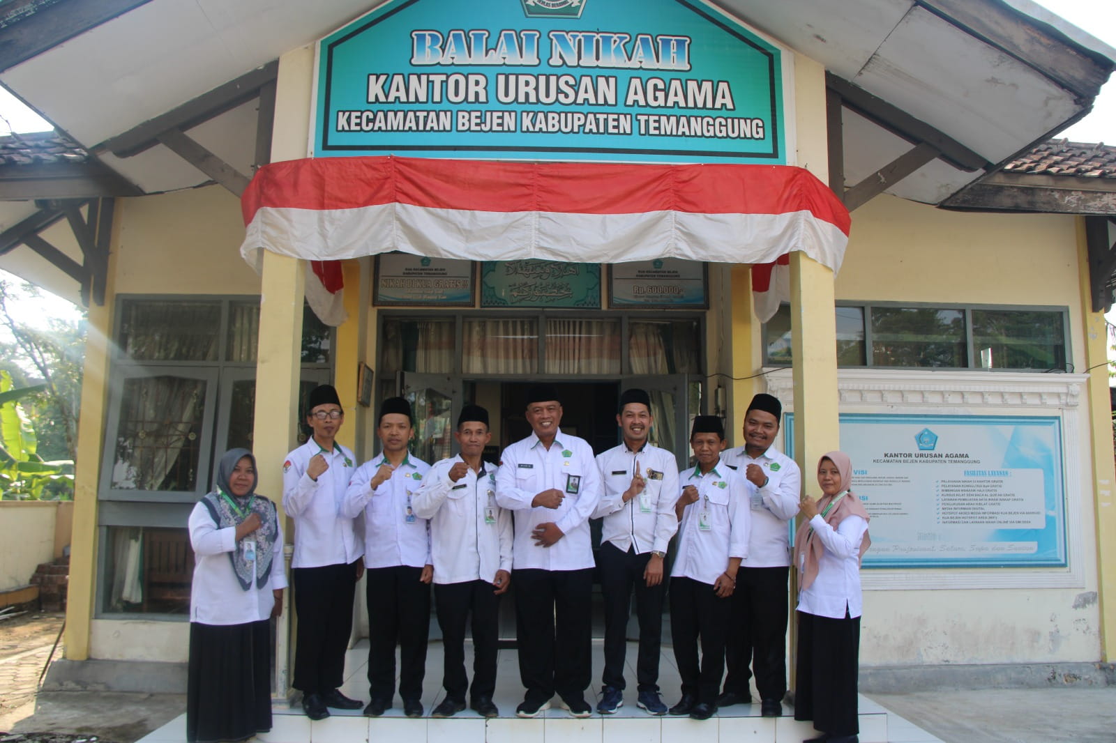 Tinjau KUA Berbatasan dengan Kendal, Kakankemenag Temanggung Minta Keunggulan Lokasi Dimaksimalkan