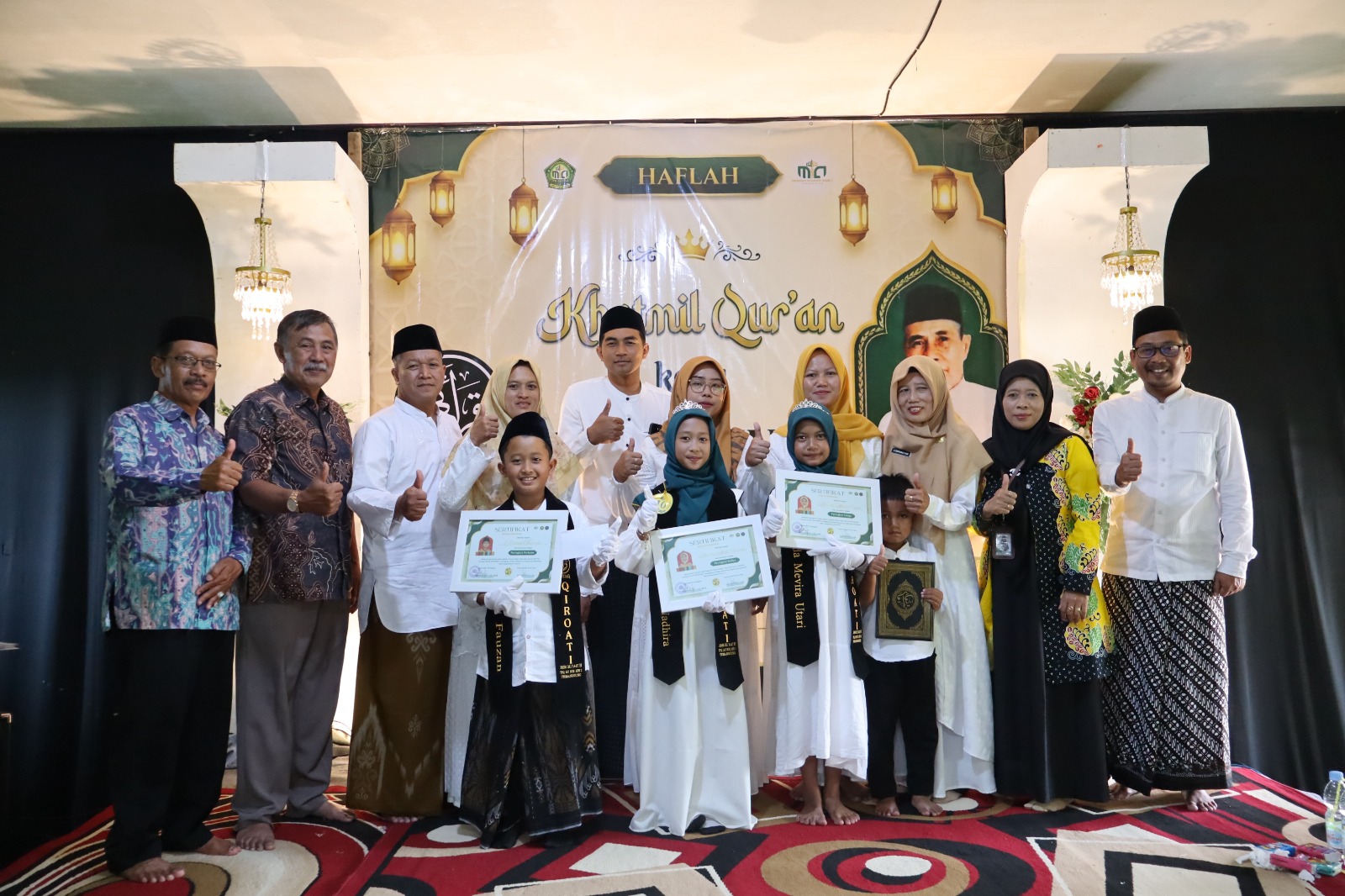 TPQ An-Nuur MIN 2 Temanggung Gelar Haflah Khotmil Qur’an ke-1 dengan Metode Qiroati