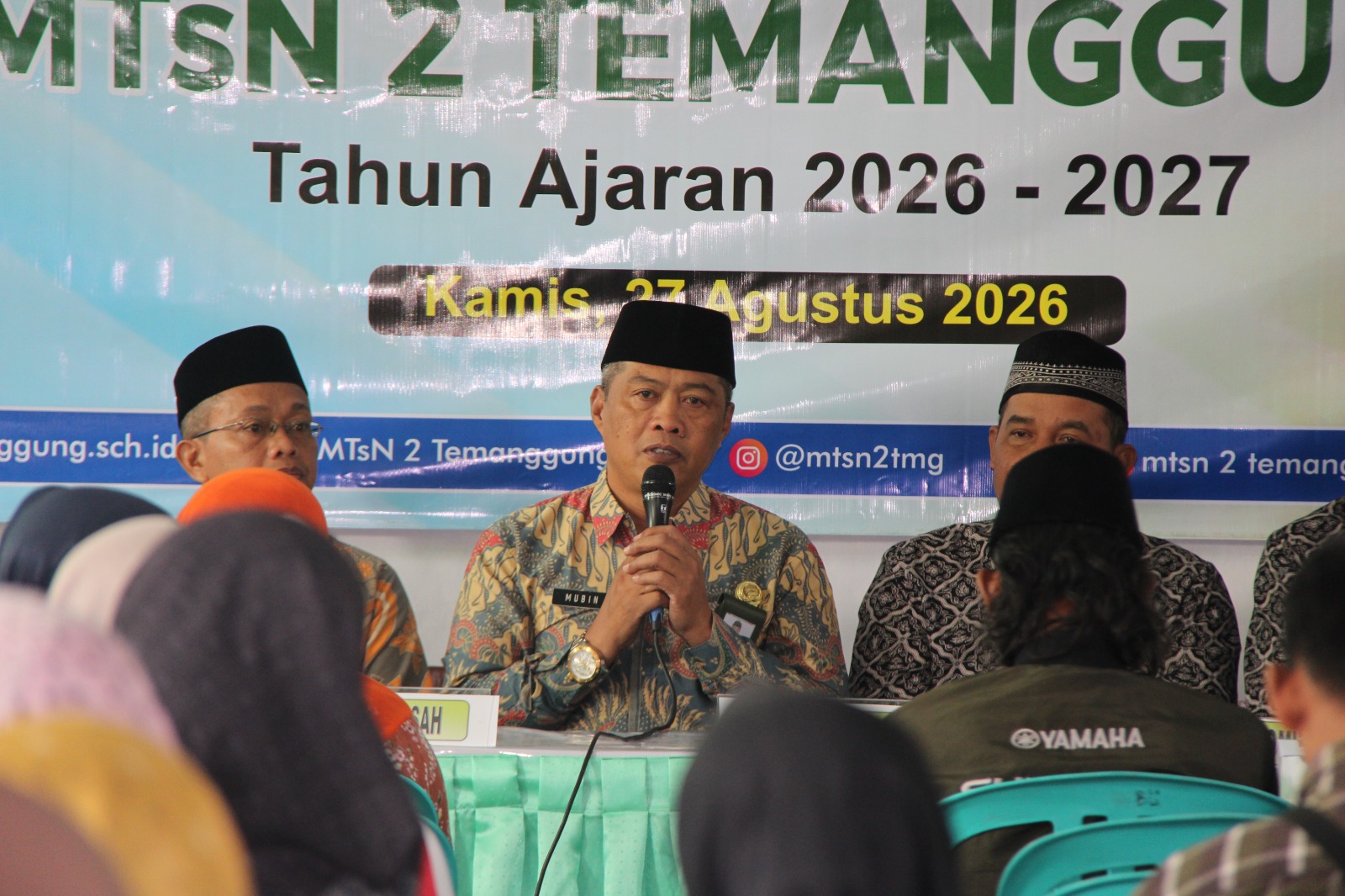 Kutip Kaidah Fiqih hingga Filosofi Tajwid, Kakan Kemenag Temanggung Ajak Wali Murid MTsN 2 Cetak Generasi Unggul